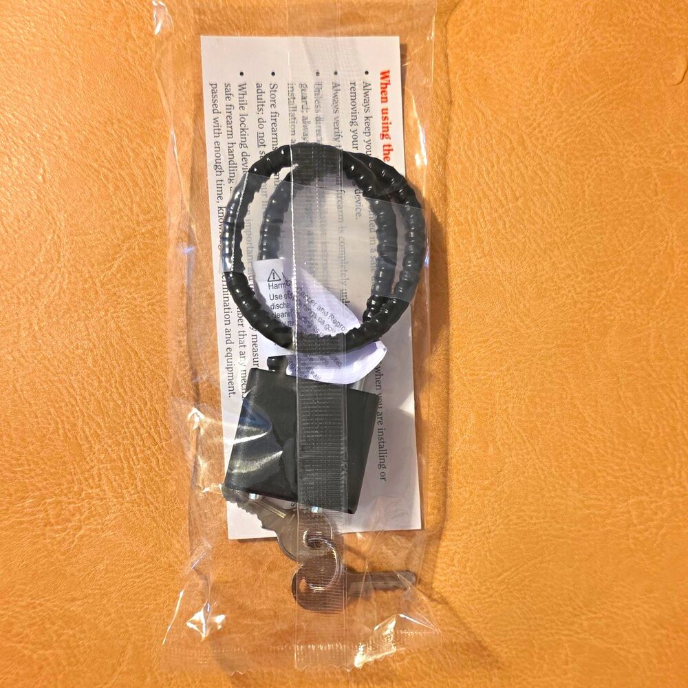 Ruger Black Cable Gun Lock w/ 2 Keys for Rifle Pistol Shotgun Revolver